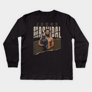 Jorge Masvidal BMF Belt Kids Long Sleeve T-Shirt